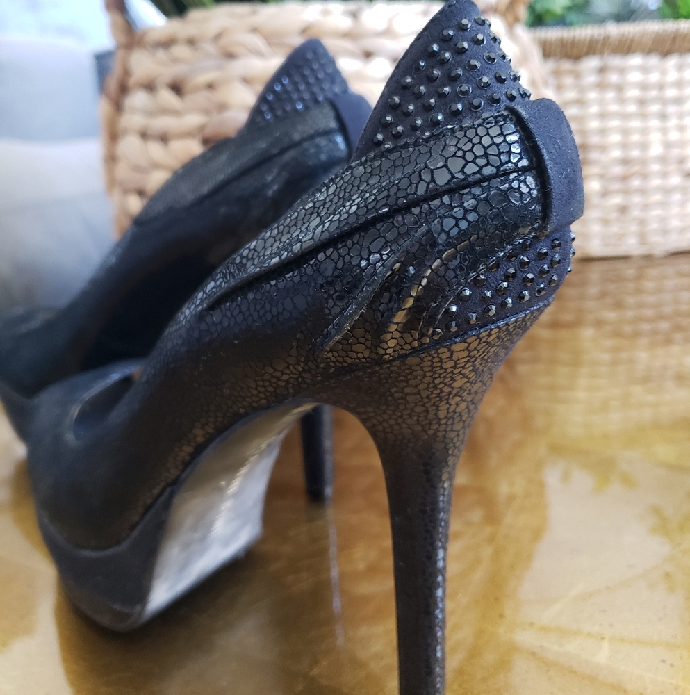 Gianni Bini Black Stiletto Heels